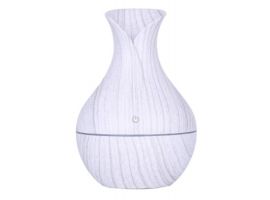 DIFUZOR AROMATERAPIE CU LAMPA AMBIENTALA TIP VAZA, Alegeți culoarea: Gri