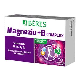 MAGNEZIU + B COMPLEX 30CPR