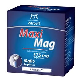 MAXIMAG ANTISTRES MG+B6 375MG 20PLICURI