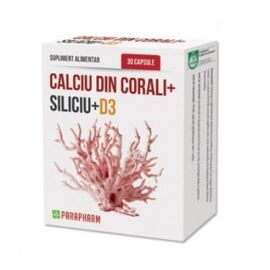 CALCIU DIN CORALI+SILICIU+D3 30CPS