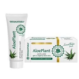 Aloe Plant – gel cu argint si Aloe Vera 100% natural, 20 ml