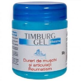 Timburg Gel Albastru dureri de muschi si articulatii, 500g