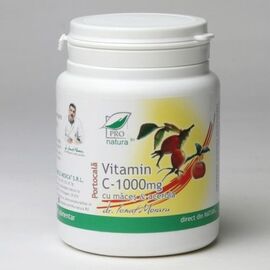 VITAMINA C-1000MG MACES & ACEROLA PORTOCALA 100CPR