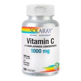 Vitamin C 1000 mg Solaray, 100 capsule