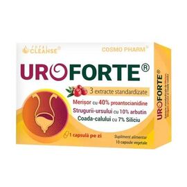 UROFORTE® Extract de Merisor Pentru Infectii Urinare, 30cps