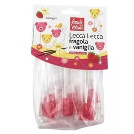 Acadele Eco cu gust de capsune si vanilie Lollypops, 1 buc