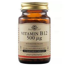 Vitamina B12, 500 mcg, 50 capsule