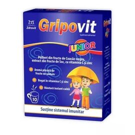 Gripovit Junior, 10 plicuri X 10g