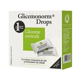 Glicemonorm Drops Mentine Glicemia normala, 20 dropsuri
