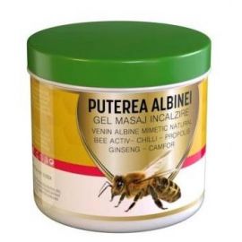 PUTEREA ALBINEI GEL MASAJ INCALZITOR CU VENIN ALBINE MIMETIC NATURAL 275ML