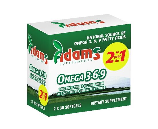 Pachet Omega 369 Ulei din Seminte In 30cps 1+1 GRATIS