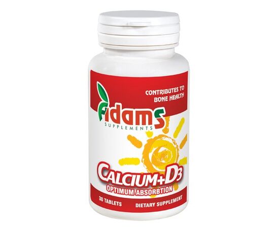 Calciu + Vitamina D3 30tablete