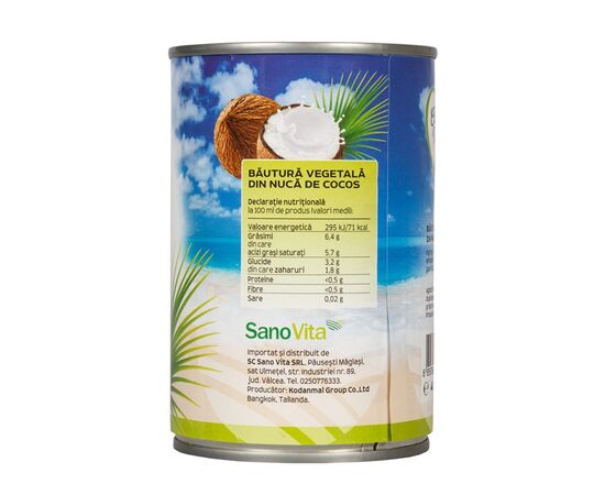 BAUTURA VEGETALA DIN NUCA COCOS 400ML, 2 image