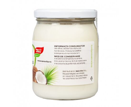 ULEI COCOS DEZODORIZAT 500ML, 3 image