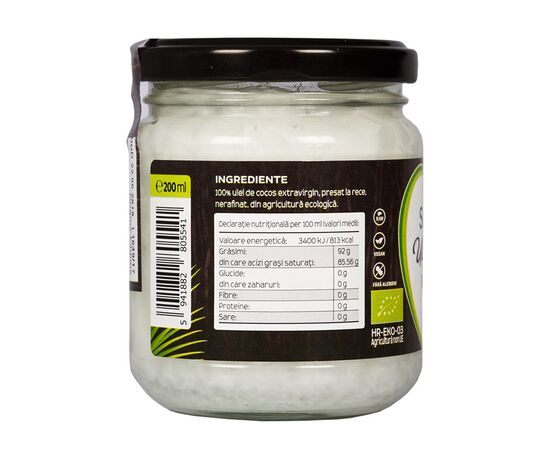 ULEI COCOS ECO - EXTRAVIRGIN 200ML, 3 image