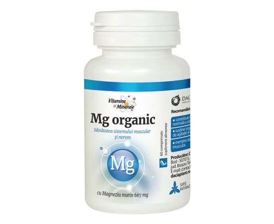 MAGNEZIU ORGANIC 60 CPR, 2 image