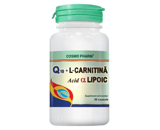 Q10 + L CARNITINA + ACID ALFA LIPOIC 30CPS