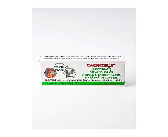 CARPICON S SUPOZITOARE 1.0G*10 (CUTIE)