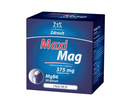 MAXIMAG ANTISTRES MG+B6 375MG 20PLICURI