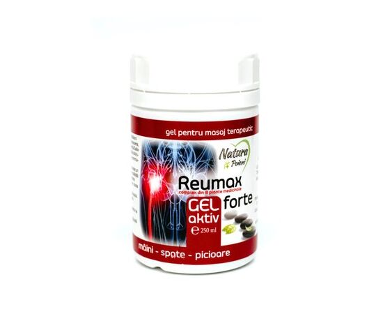 Gel aktiv REUMAX Forte complex din 8 plante medicinale 250 ml