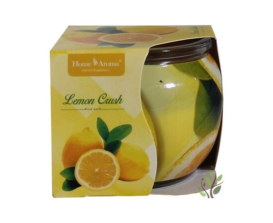 Lumanare parfumata in pahar Lemon Crush, 220 gr