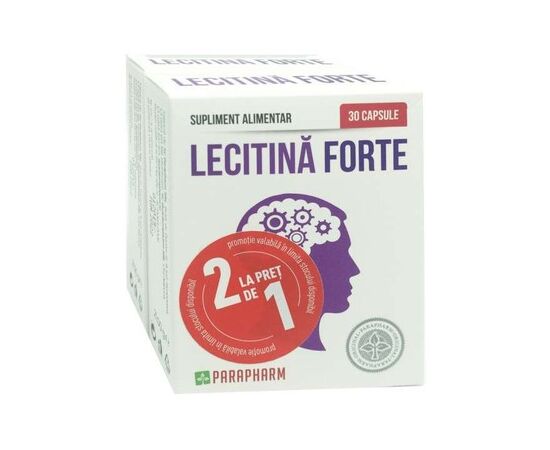 Pachet Lecitina Forte 1500mg (1+1), 30+30cps