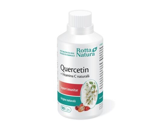 Quercetin + Vitamina C naturală 90cps
