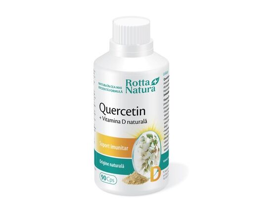 Quercetin + Vitamina D naturală 90cps