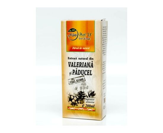 Extract din Valeriana si Paducel -fara alcool- 200 ml