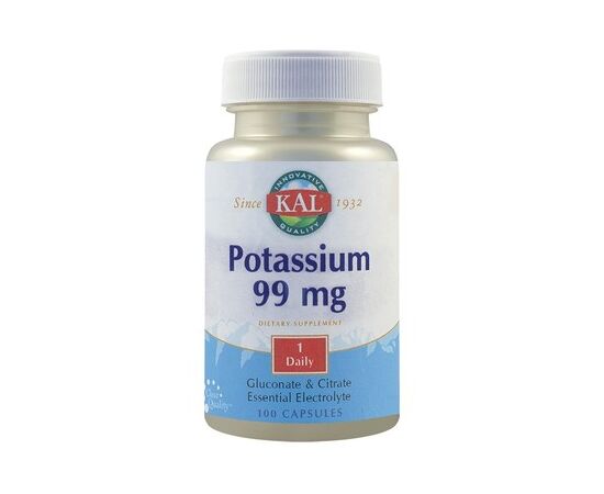 Potasiu 99 mg Kal, 100 capsule