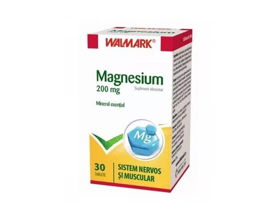 Magnesium 200mg, 30 tablete